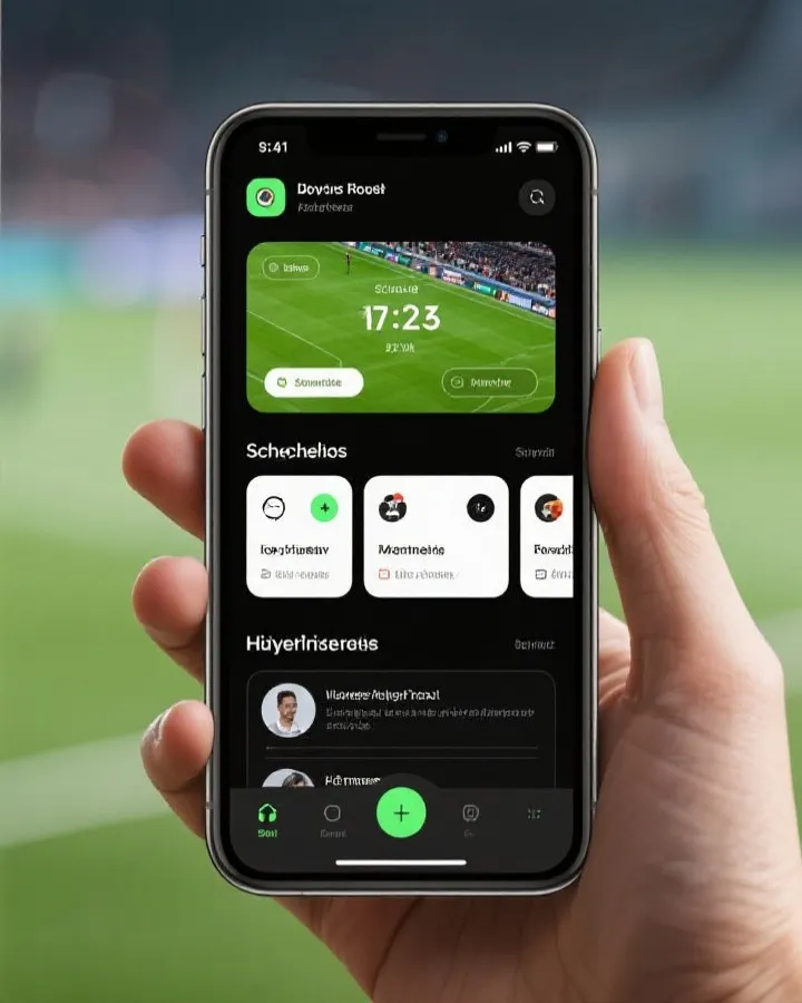 亚冠直播APP界面预览